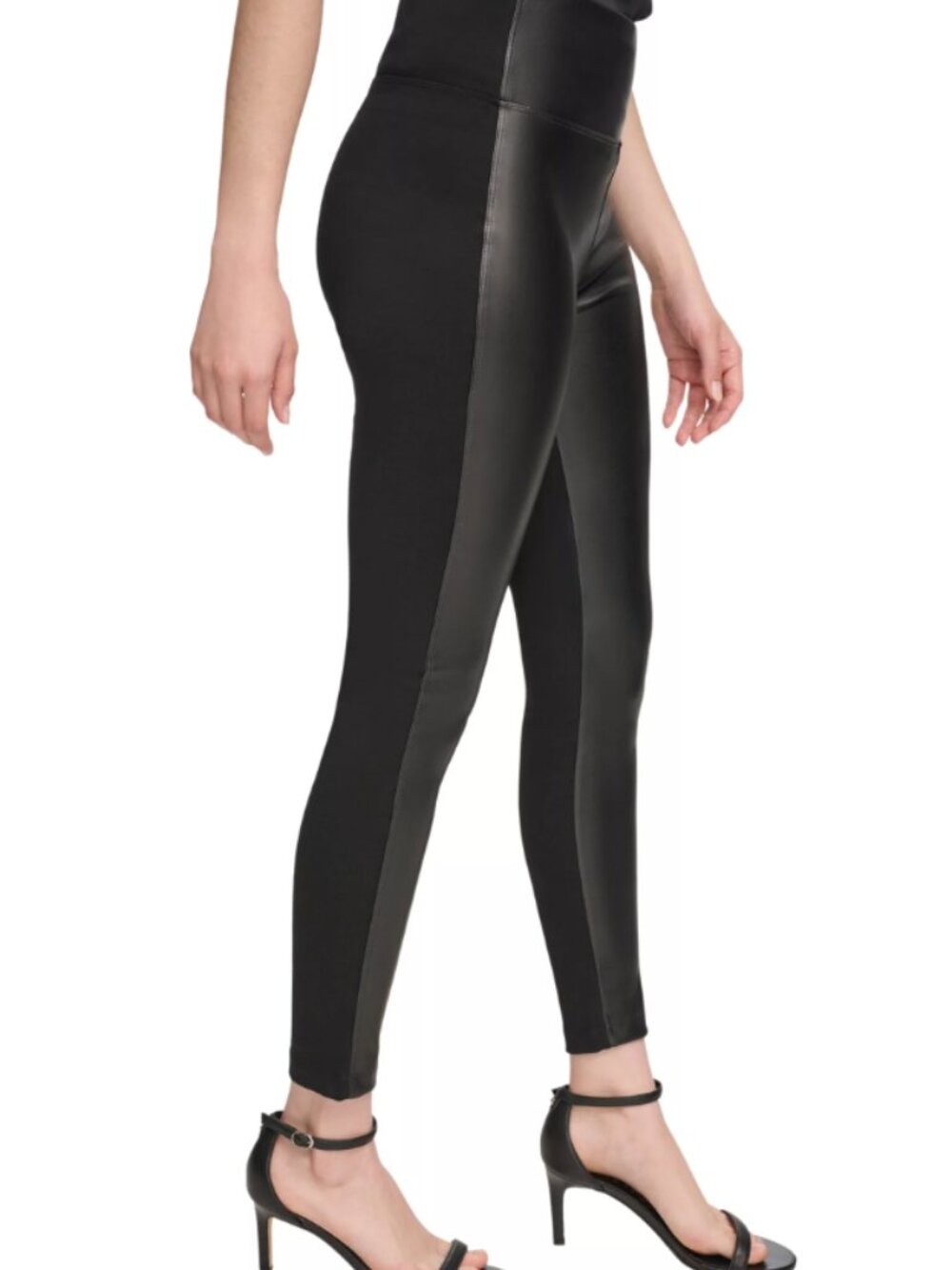 NWT CALVIN KLEIN Black Leggings Women's Size S Small
